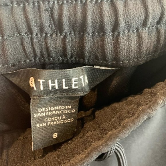 ATHLETA Endeavor Straight Leg Pants Women's size 8 - Black - Picture 5 of 5